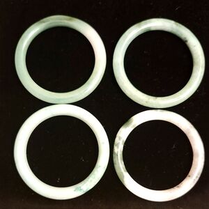 New, natural burmese jade bangle size 52-53 mm, lovely colors in one lot.